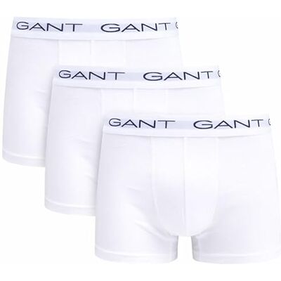 Gant Intimo da Uomo, Confezione da 3, Bianco, Standard (Confezione da 3), Bianco, Taglia Unica Gant Intimo da Uomo, Confezione da 3, Bianco, Standard (Confezione da 3), Bianco, Taglia Unica