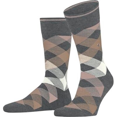Burlington Newcastle M So lana fantasia 1 paio, Calzini Uomo, Grigio Dark Grey 3073, 40-46 Burlington Newcastle M So lana fantasia 1 paio, Calzini Uomo, Grigio Dark Grey 3073, 40-46