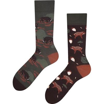TODO COLOURS Calzini fantasia Forest Animals Calze divertenti foresta, animali, foglie, alberi, volpe TODO COLOURS Calzini fantasia Forest Animals Calze divertenti foresta, animali, foglie, alberi, volpe