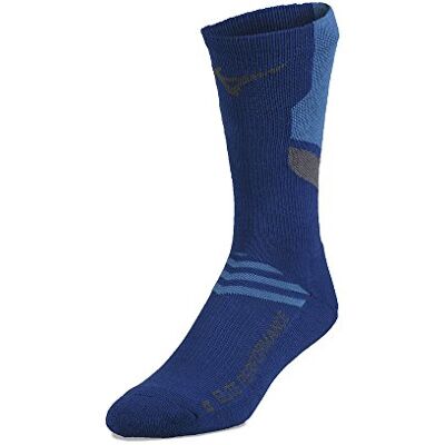 Mizuno Volleyball Socks, Calzini da pallavolo Runbird Crew Unisex-Adulto, Royal, M Mizuno Volleyball Socks, Calzini da pallavolo Runbird Crew Unisex-Adulto, Royal, M