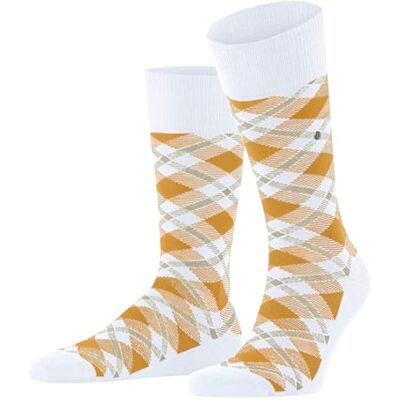 Burlington Tartan M So cotone fantasia 1 paire, Calzini Uomo, Bianco White 2000, 40-46 Burlington Tartan M So cotone fantasia 1 paire, Calzini Uomo, Bianco White 2000, 40-46