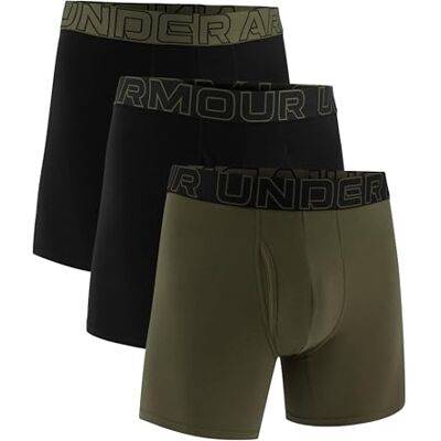Under Armour Confezione da 3 Boxer da Uomo in Cotone Performance, Gamba da 15 cm – Traspiranti, assorbono Il Sudore, Morbidi, Comfort Tutto Il Giorno, XXL, Nero/Marine OD Under Armour Confezione da 3 Boxer da Uomo in Cotone Performance, Gamba da 15 cm – Traspiranti, assorbono Il Sudore, Morbidi, Comfort Tutto Il Giorno, XXL, Nero/Marine OD