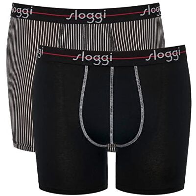Sloggi Uomo Start Short C2P Box, Red Dark Combination, 4 Sloggi Uomo Start Short C2P Box, Red Dark Combination, 4