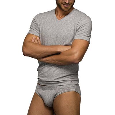 Lovable LVB T-Shirt Scollo a V Profondo in Cotone Supima Stretch Cotton Uomo Lovable LVB T-Shirt Scollo a V Profondo in Cotone Supima Stretch Cotton Uomo
