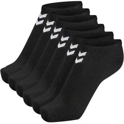 Hummel , hmlCHEVRON Confezione da 6 calzini con ancora, colore: nero Hummel , hmlCHEVRON Confezione da 6 calzini con ancora, colore: nero