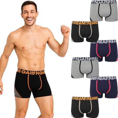 Navigare 6 Boxer Uomo Art 322 Cotone Elasticizzato TG 4 5 6 7 Colori Assortiti Navigare 6 Boxer Uomo Art 322 Cotone Elasticizzato TG 4 5 6 7 Colori Assortiti