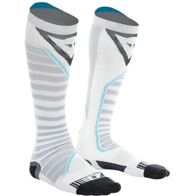 Dainese Dry Long Socks, Calze Lunghe Moto, per Uomo e Donna, Nero/Blu, 4547 Dainese Dry Long Socks, Calze Lunghe Moto, per Uomo e Donna, Nero/Blu, 4547