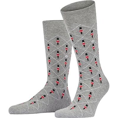 Burlington Guard M So cotone fantasia 1 paio, Calzini Uomo, Grigio Light Grey 3400, 40-46 Burlington Guard M So cotone fantasia 1 paio, Calzini Uomo, Grigio Light Grey 3400, 40-46