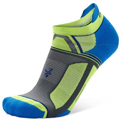 Balega Calzini unisex, blu etereale/lime fluo, M Balega Calzini unisex, blu etereale/lime fluo, M