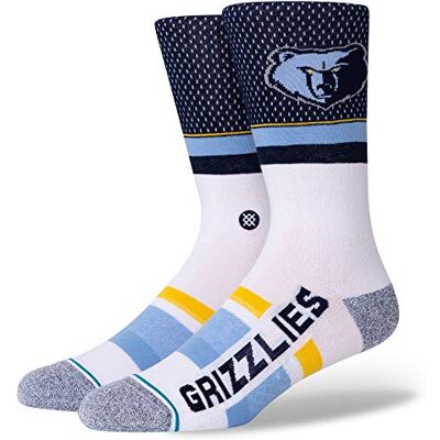 Stance Grizzlies Shortcut 2 calzini unisex, blu navy, L Stance Grizzlies Shortcut 2 calzini unisex, blu navy, L