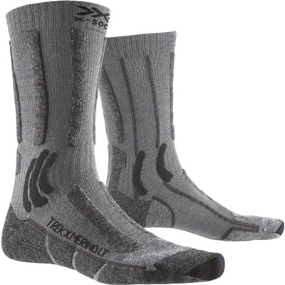X-Bionic Trek X Merino Light, Socks Calze Calza Calzini Unisex – Adulto, Grey Multi Melange/Grey Melange, 42/44 X-Bionic Trek X Merino Light, Socks Calze Calza Calzini Unisex – Adulto, Grey Multi Melange/Grey Melange, 42/44