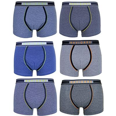 Navigare 6 Boxer Uomo Art 322 Cotone Elasticizzato TG 4 5 6 7 Colori Assortiti Navigare 6 Boxer Uomo Art 322 Cotone Elasticizzato TG 4 5 6 7 Colori Assortiti