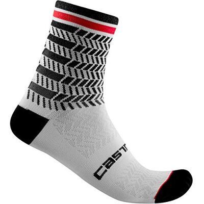 CASTELLI AVANTI 12 SOCK Calzini Uomo black/white S/M CASTELLI AVANTI 12 SOCK Calzini Uomo black/white S/M