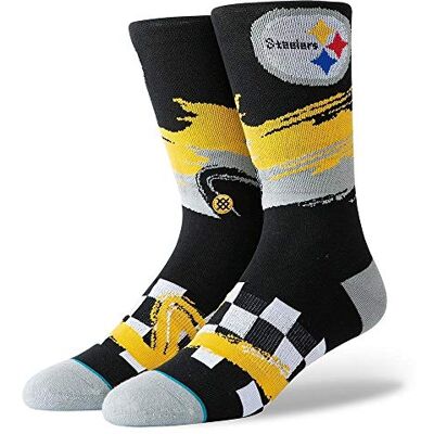 Stance Steelers Wave Racer, Calzini Uomo, Nero, S Stance Steelers Wave Racer, Calzini Uomo, Nero, S