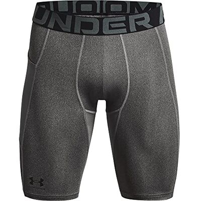 Under Armour Men's Heatgear Compression Shorts Carbon Heather/Black XXL XXL Under Armour Men's Heatgear Compression Shorts Carbon Heather/Black XXL XXL