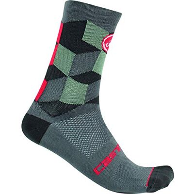 CASTELLI Unlimited 15 Calzini, Uomo, Forest Gray, S/M CASTELLI Unlimited 15 Calzini, Uomo, Forest Gray, S/M
