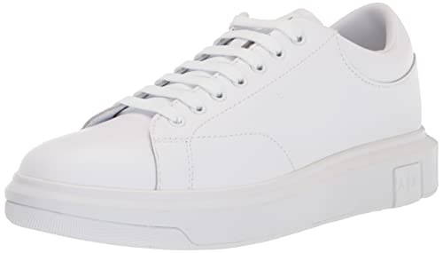 Armani Venice Con Logo In Rilievo, Scarpe da ginnastica Uomo, Op White, 40 EU