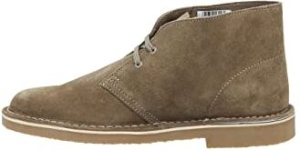 Clarks Desert Boot Bushacre 3, Stivali Uomo, Beige Sand Suede, 42.5 EU