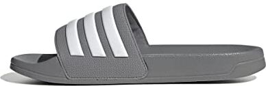 Adidas Adilette Shower Slides, Infradito Unisex-Adulto, Grigio Grey Three Ftwr White Grey Three, 43 1/3 EU