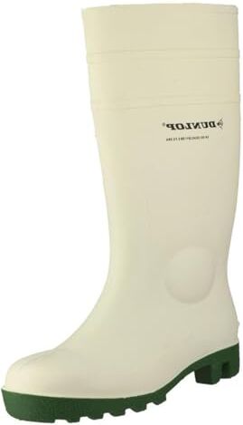 Dunlop Protective Footwear Protomastor Safety Unisex adulto Stivali di gomma, Bianco 45 EU