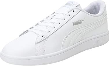 Puma Unisex Smash V2 L Scarpe da ginnastica,  White  White, 48.5 EU