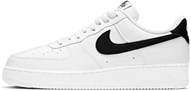 Nike Air Force 1 '07, Scarpe da ginnastica basse Uomo, White Black 100, 45.5 EU