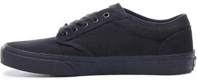 Vans Atwood Sneaker da Uomo, in Tela, Colore: Nero, con Motivo Ripstop Black Ebony Ved, 46 EU, Tela Nera, 40.5/41 EU