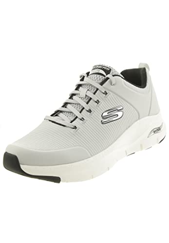 Skechers Arch Fit Paradyme, Sneaker Uomo, Grigio Grey White, 40 EU