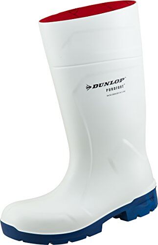 Dunlop FoodPro MultiGrip Safety al lavoro o stivali di gomma, Bianca, 39 EU