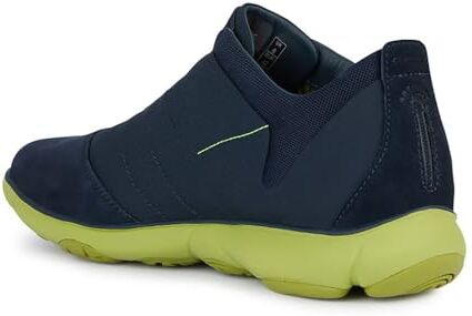 Geox U Nebula B, Scarpe da Ginnastica Uomo, Navy Lime, 41 EU