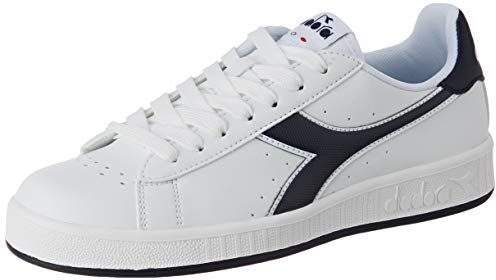 Diadora Game P, Scarpe Unisex Adulto, Bianco/Blu (White/Blue Denim C4656), 39 EU