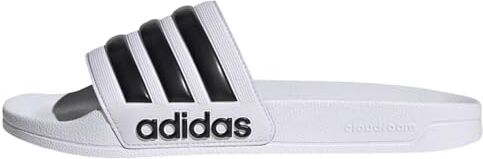 Adidas Adilette Shower Slides, Infradito Unisex-Adulto, Ftwr White Core Black Ftwr White, 47 1/3 EU