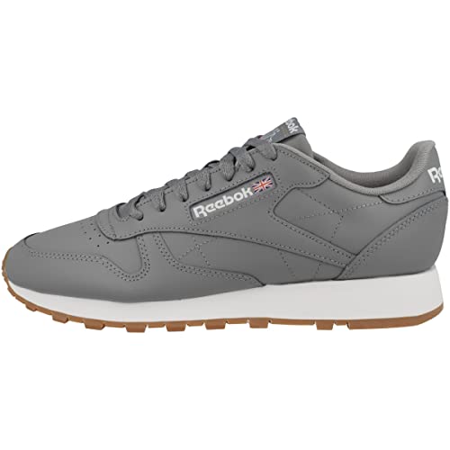 Reebok Classic Leather, Sneaker Unisex Adulto, Grigio (Pugry5/Ftwwht/Rbkg03), 45 EU