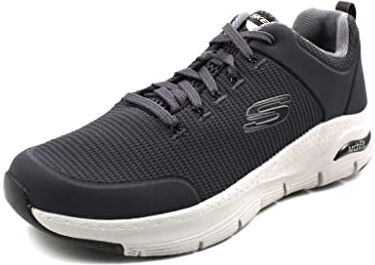 Skechers Arch Fit-Titan, Sneaker Uomo, Carbone, 42.5 EU