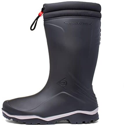 Dunlop K486061 Blizzard Stivali di gomma da lavoro, Unisex-Adulti, Nero, 46 EU