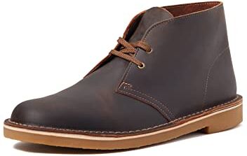 Clarks Desert Boot Bushacre 3, Stivali Uomo, Marrone Beeswax, 39.5 EU