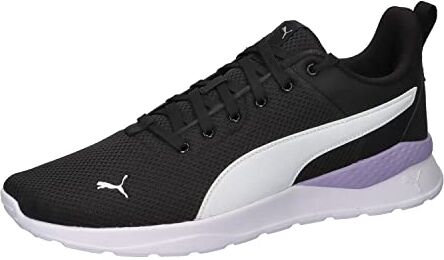 Puma Unisex Anzarun Lite Scarpe da ginnastica,  Schwarz  Weiß  Silber, 45 EU