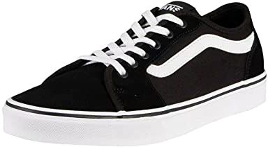 Vans Filmore Decon, Sneaker Uomo, Suede Canvas Black White, 49 EU