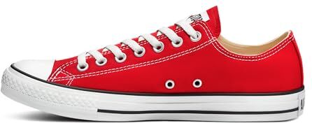 Converse Chuck Taylor All Star Core Ox, Sneaker Unisex, Rosso, Taglia 39.5