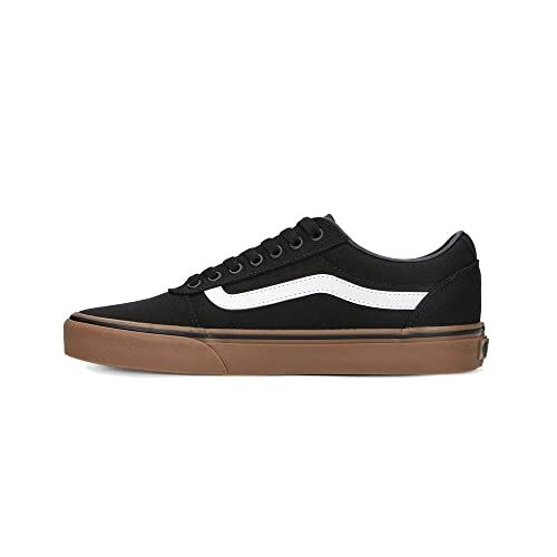 Vans Ward, Scarpe da Ginnastica Uomo, Canvas Black/Gum, 43 EU