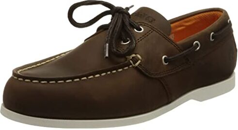 Timberland Cedar bay 2 Eye Boat Shoe, Uomo, Dk Brown, 43.5 EU