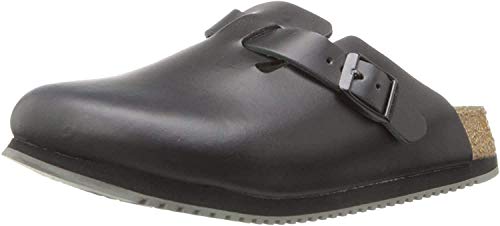 Birkenstock BB129-42 Super Grip Professional Boston Slip-Resistant Clogs   Black   Size 42EU / 8UK