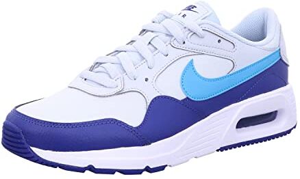 Nike SC, Sneaker Uomo, Pure Platinum/Blue Lightning-White, 40.5 EU