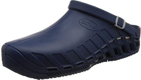 Scholl Clog Evo, Zoccoli Sanitari Medicali Unisex Adulto, Blu Scuro, 43 EU