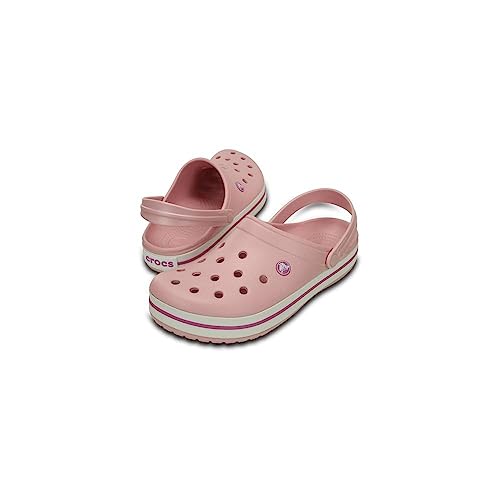 Crocs Crocband, Zoccoli, Unisex Adulto, Rosa (Pearl Pink/Wild Orchid), 42/43 EU