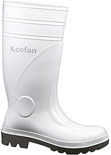 Cofan Botas de agua con puntera, Blanco, S-4, T-39