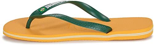 Havaianas Brasil Logo, Infradito, Unisex Adulto, Pop Yellow, 41/42 EU