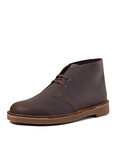 Clarks Bushacre 3, Stivali Uomo, Dark Brown Lea, 41 EU