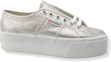 Superga 2790 Lame, Scarpe con lacci Unisex Adulto, Grey Silver, 39.5 EU