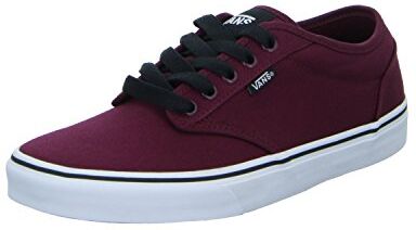 Vans Atwood, Sneaker, Uomo, (Canvas) Oxblood/White, 44 EU